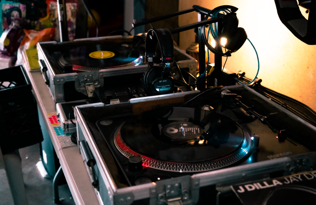 Chris Cabatic's turntable setup