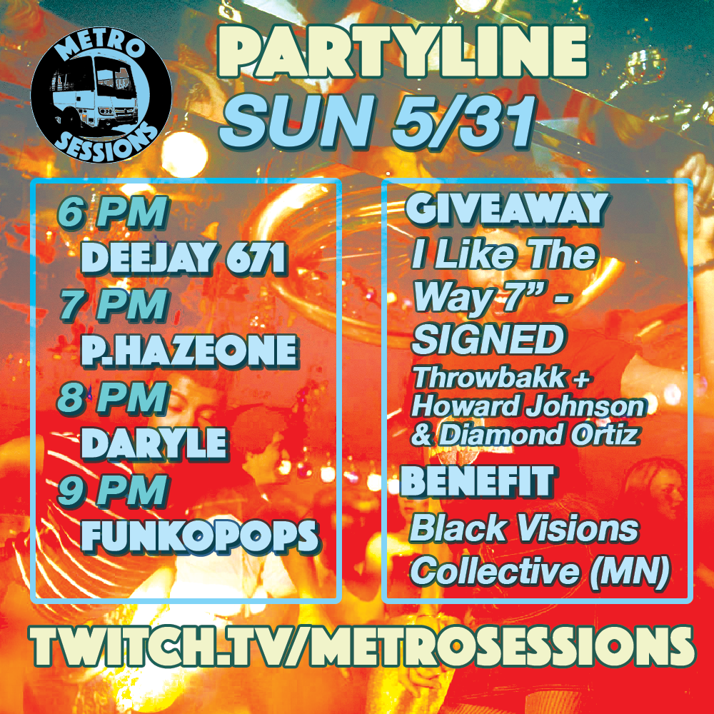 Partyline May 31 flyer